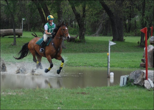 Alexa Ehlers and Crystal Clear, clear at the water!